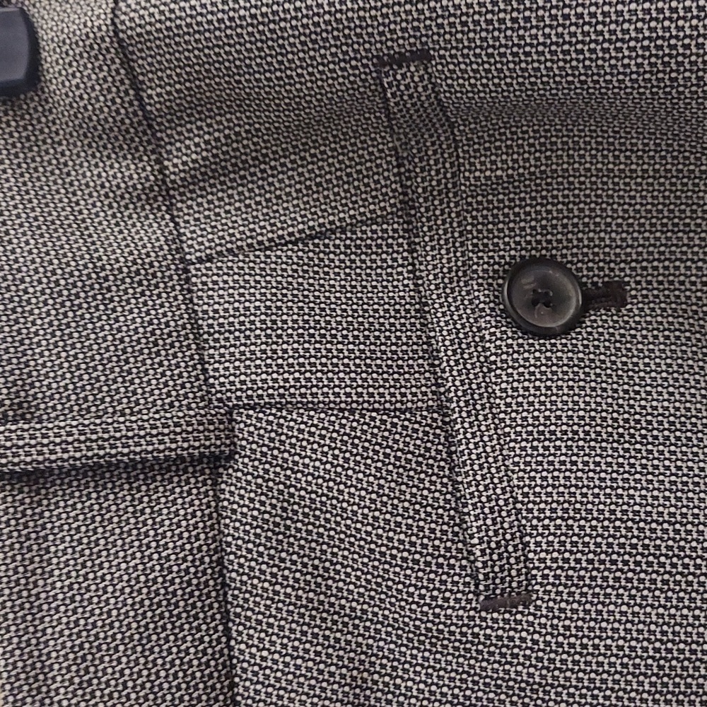 Talbots Black And White Patterned Lined Trousers - image 2